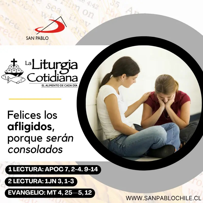 1 de noviembre: TODOS LOS SANTOS (S). Blanco.