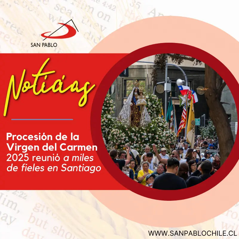 Procesión de la Virgen del Carmen 2025 reunió a miles de fieles en Santiago