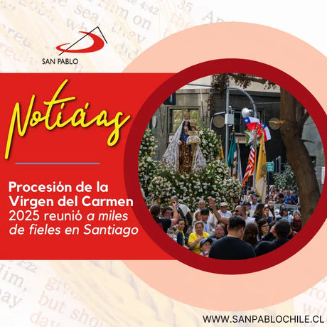 Procesión de la Virgen del Carmen 2025 reunió a miles de fieles en Santiago