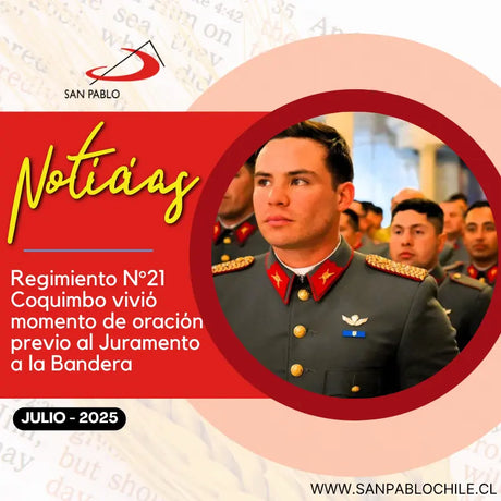 Regimiento N°21 Coquimbo vivió momento de oración previo al Juramento a la Bandera