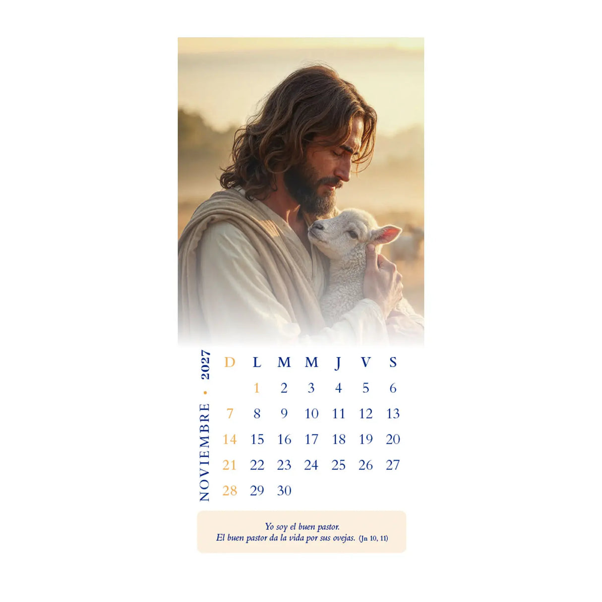 Calendario Jesús 2027