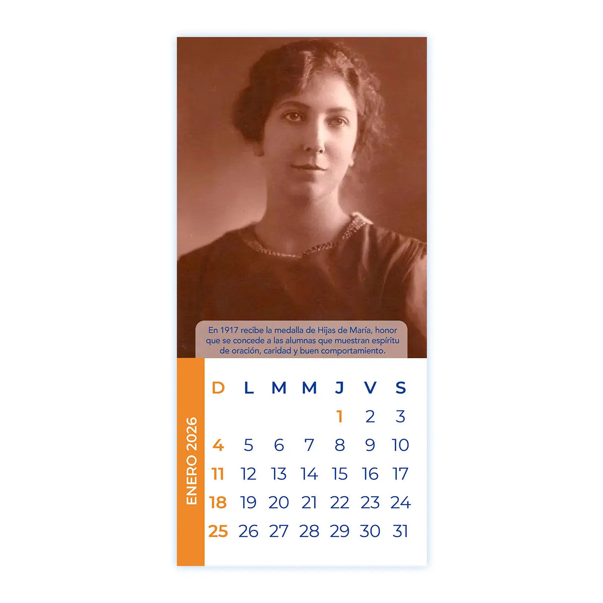 Teresa of the Andes Calendar 2026