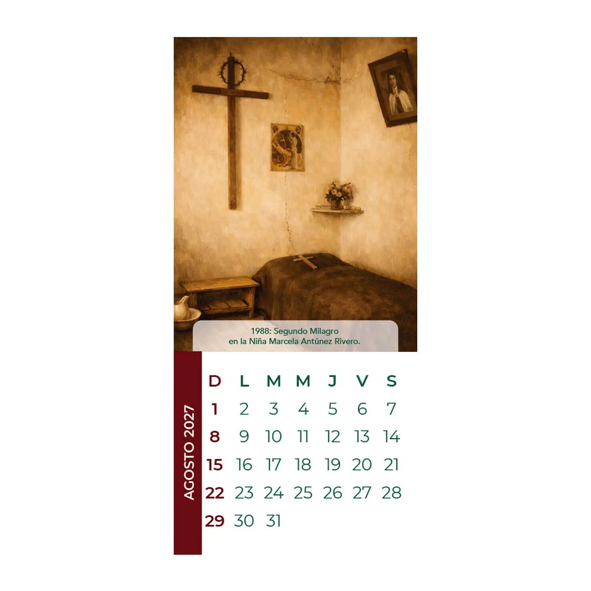 Calendario Teresa de los Andes 2027