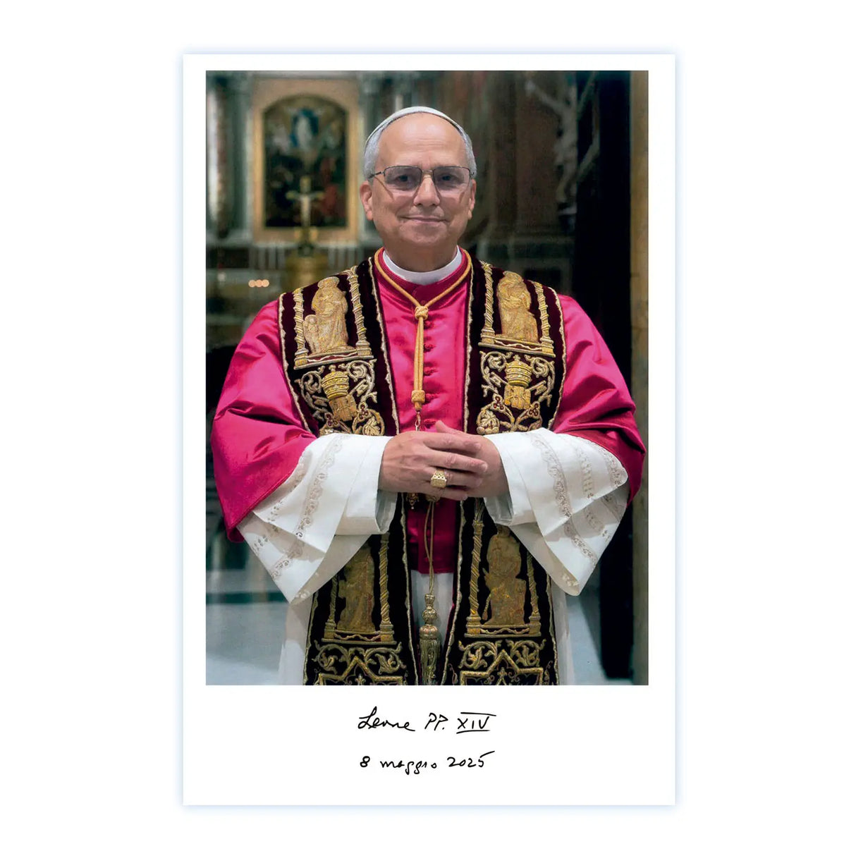 Pergamino PAPA LEON XIV