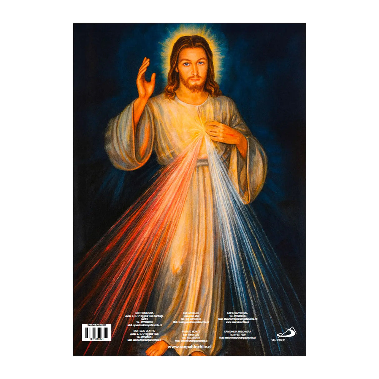 Calendario Católico 2027 - Portada Jesus Orando