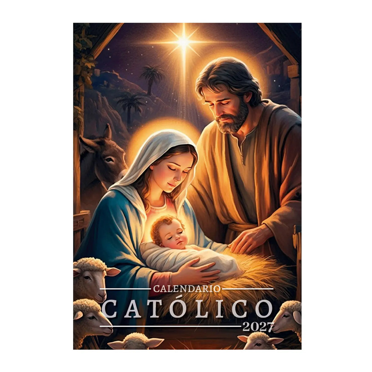 Calendario Católico 2027 - Portada Sagrada Familia