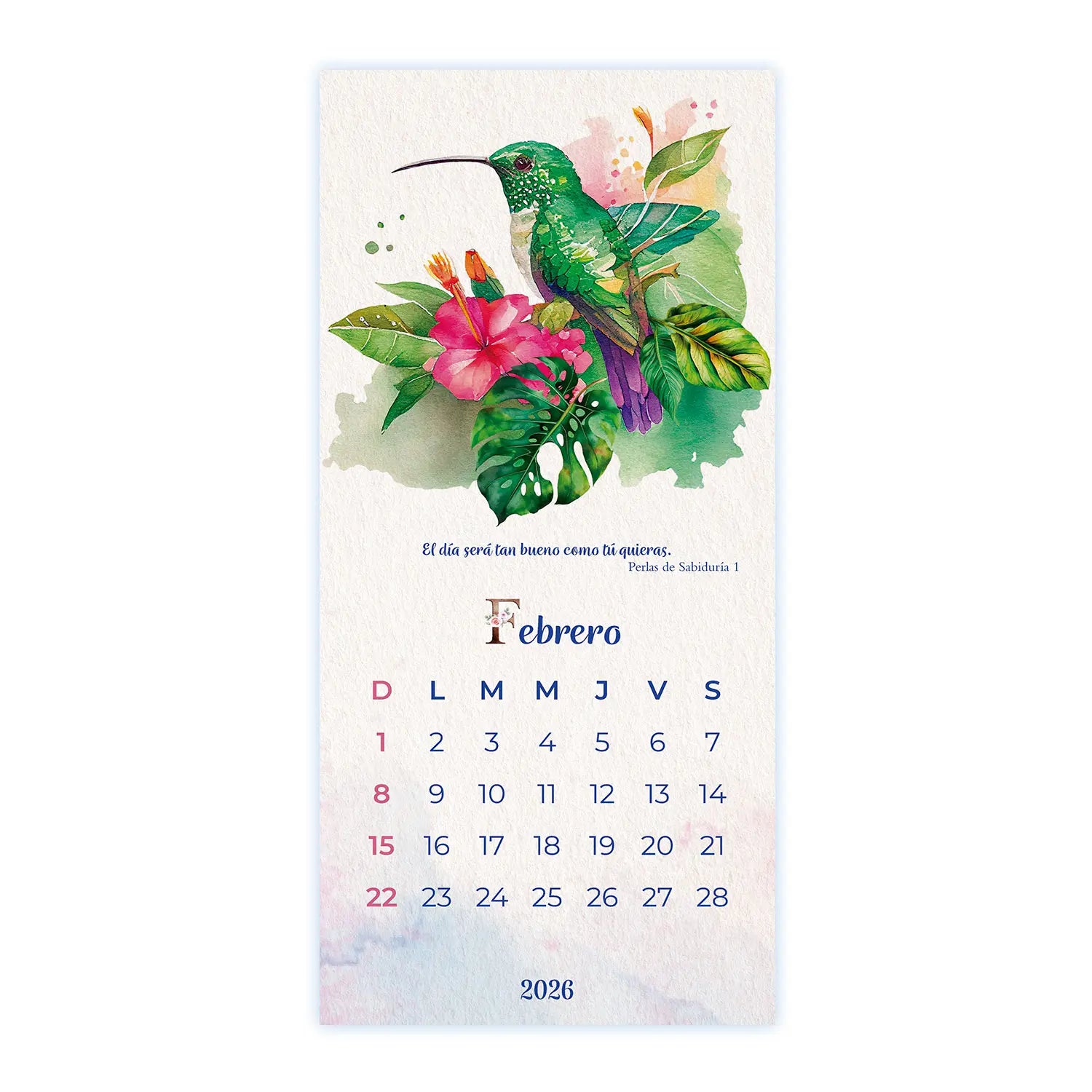 Calendario Mujer 2026
