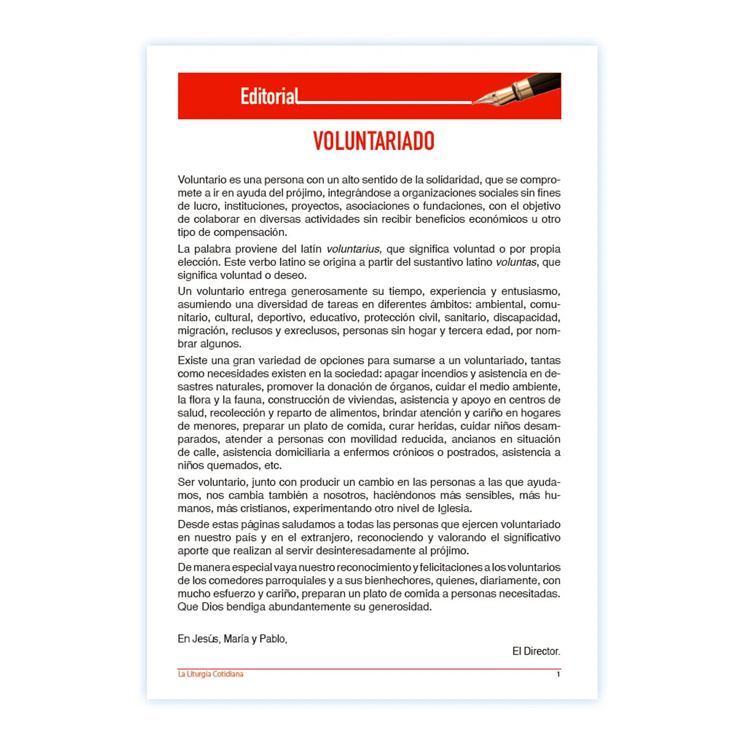 La Liturgia Cotidiana de julio 2025