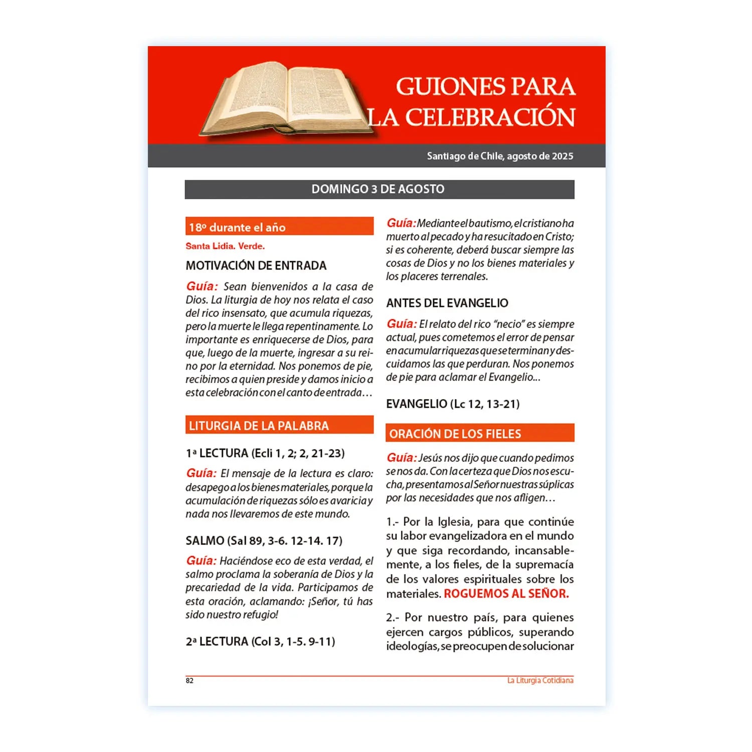 The Daily Liturgy of June 2025