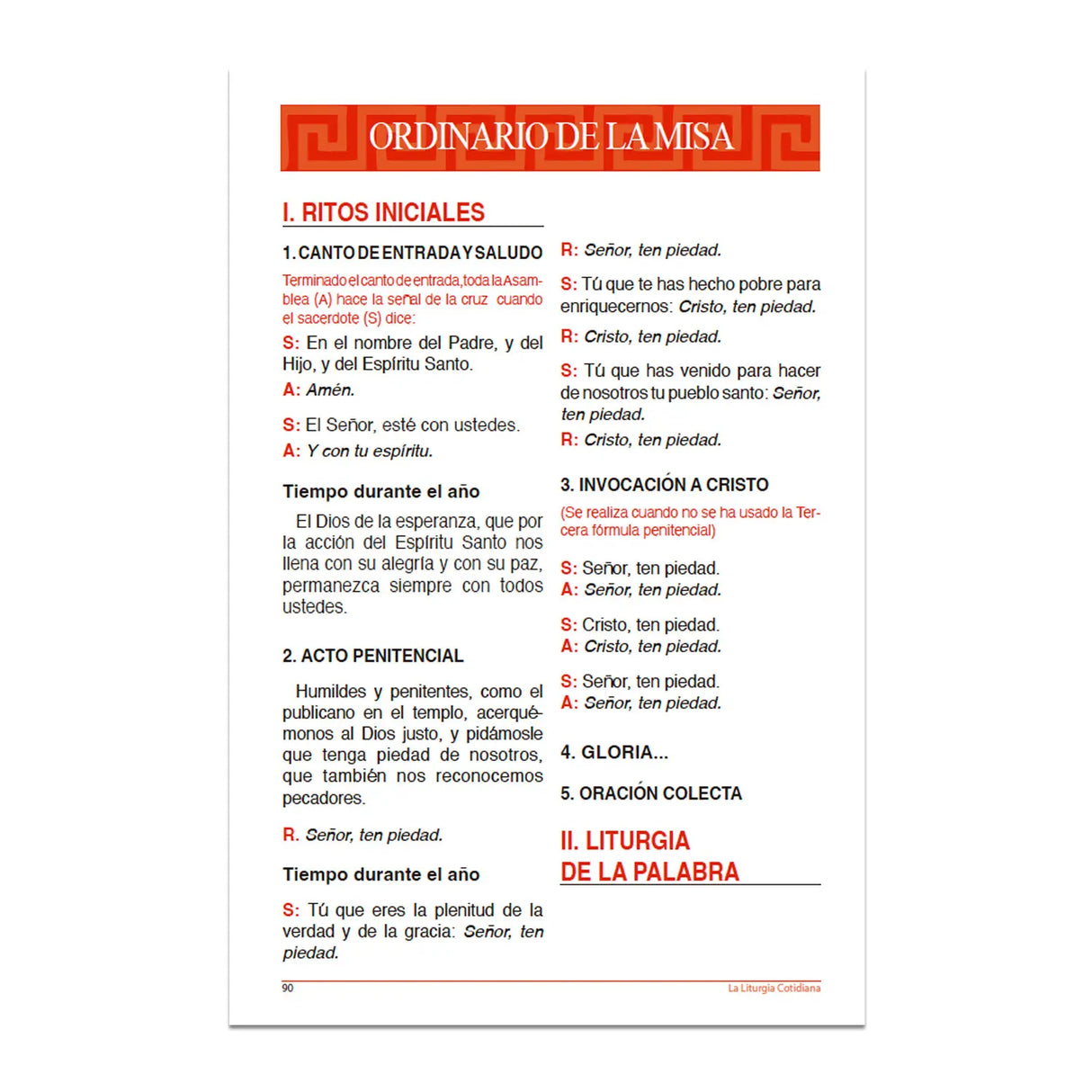 La Liturgia Cotidiana de septiembre 2025