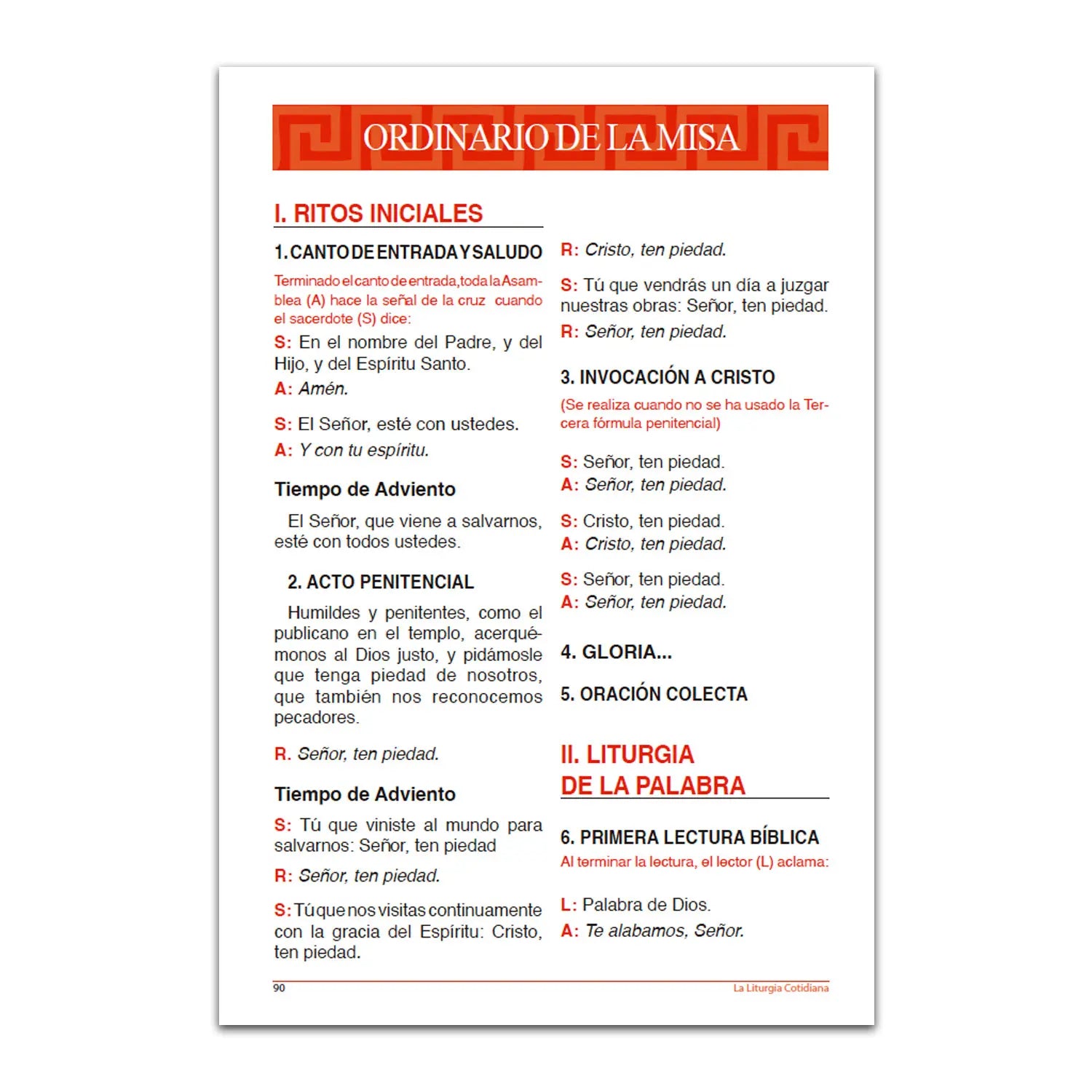La Liturgia Cotidiana de diciembre 2025