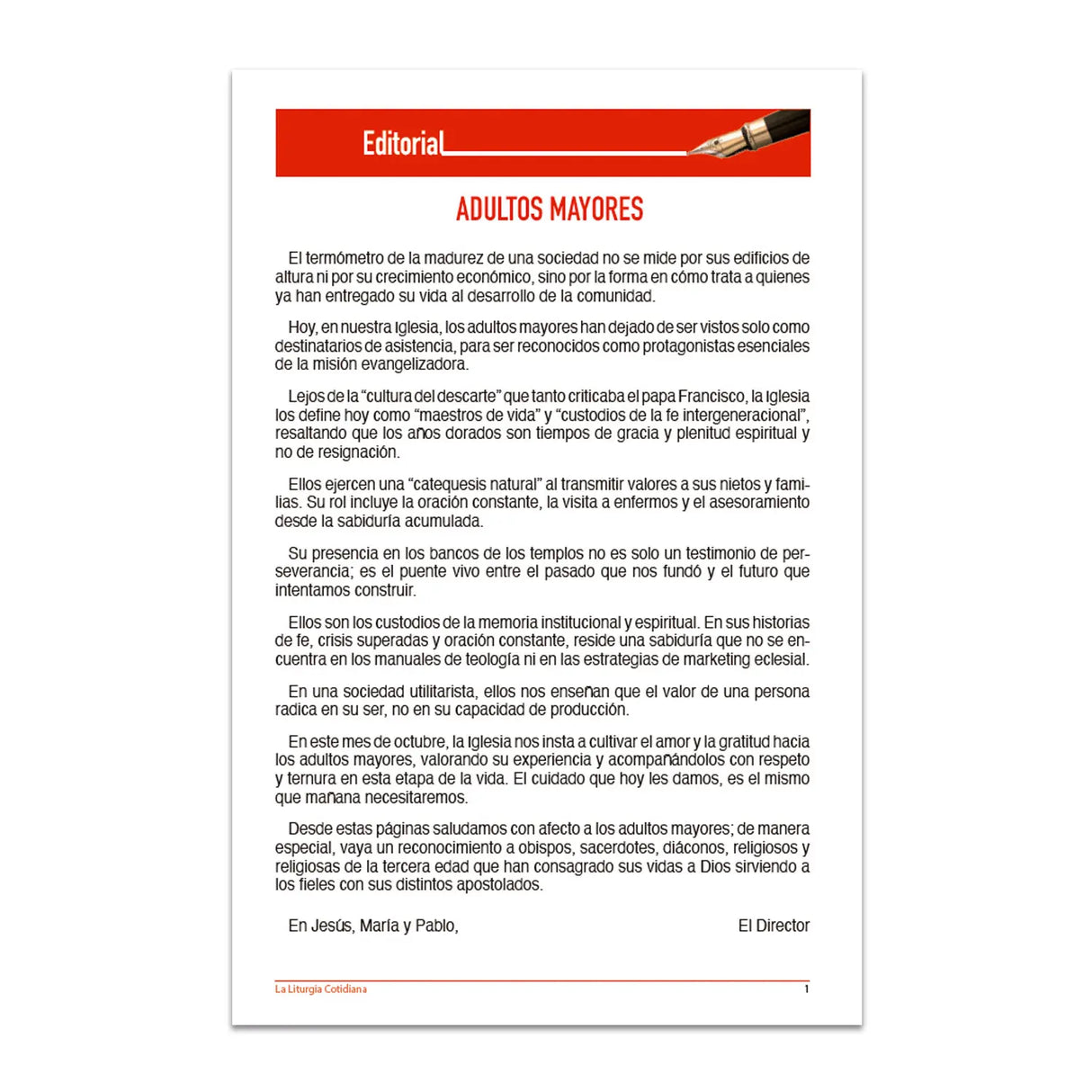 La Liturgia Cotidiana (octubre 2026)