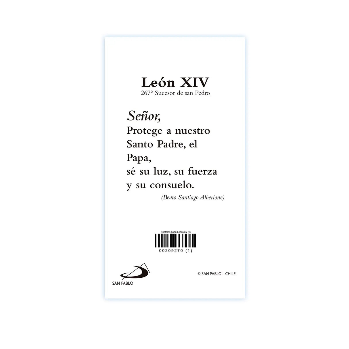 Postal LEON XIV -1