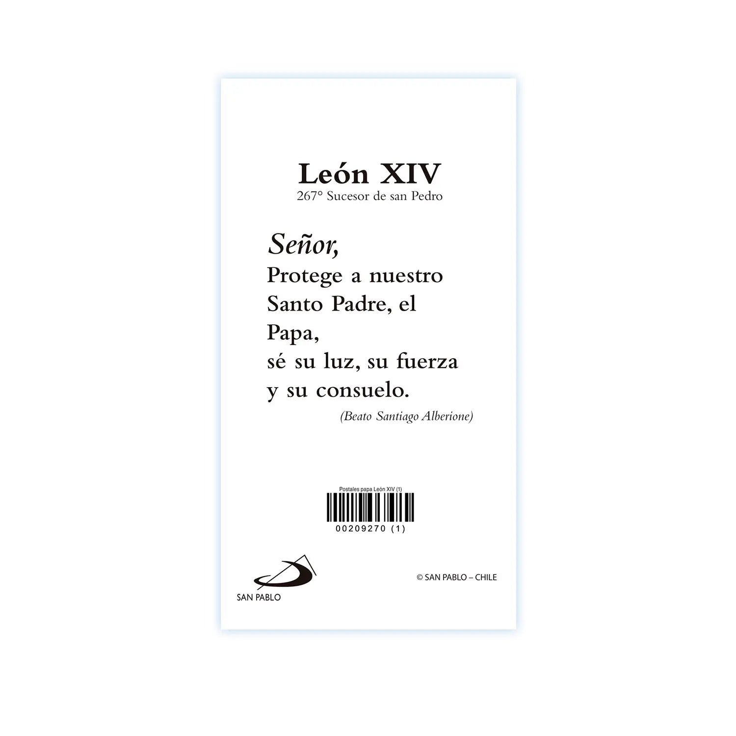Postal LEON XIV -1