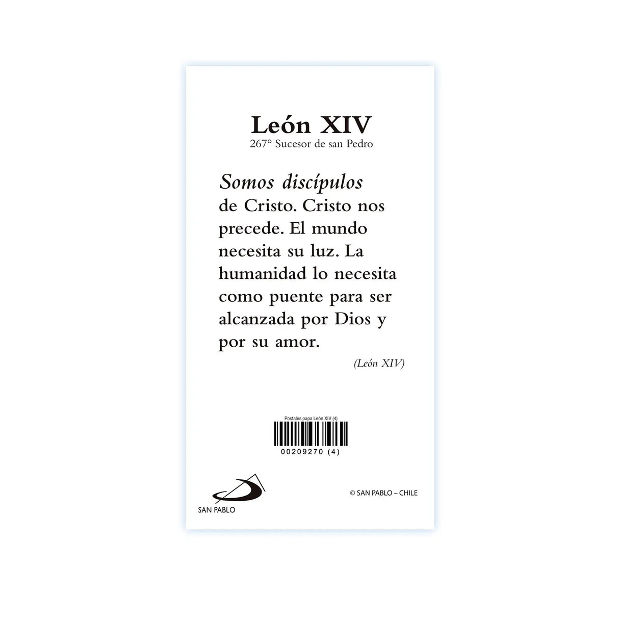 Postal LEON XIV -4