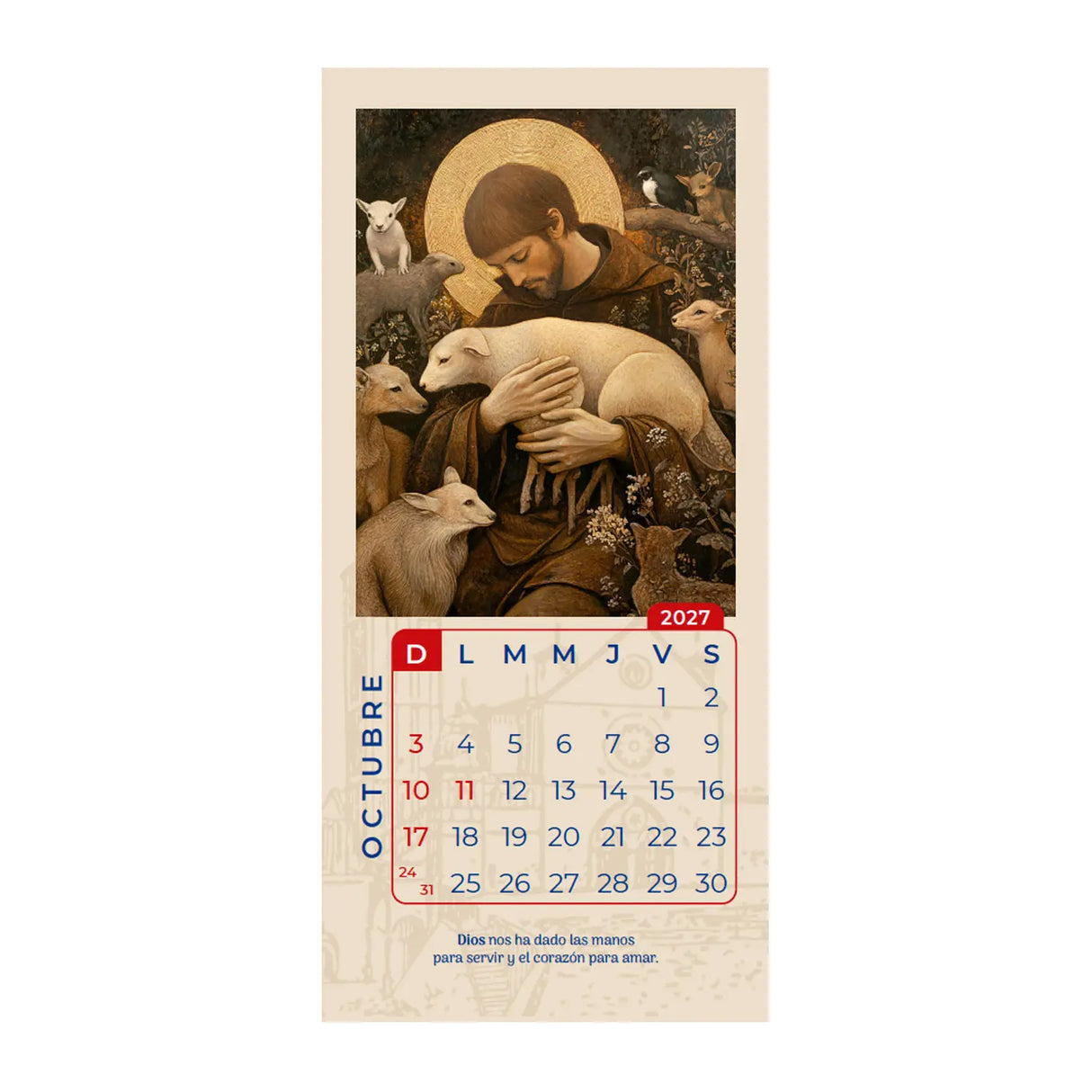 Calendario San Francisco 2027- Edición conmemorativa por los 800 años de su Pascua.