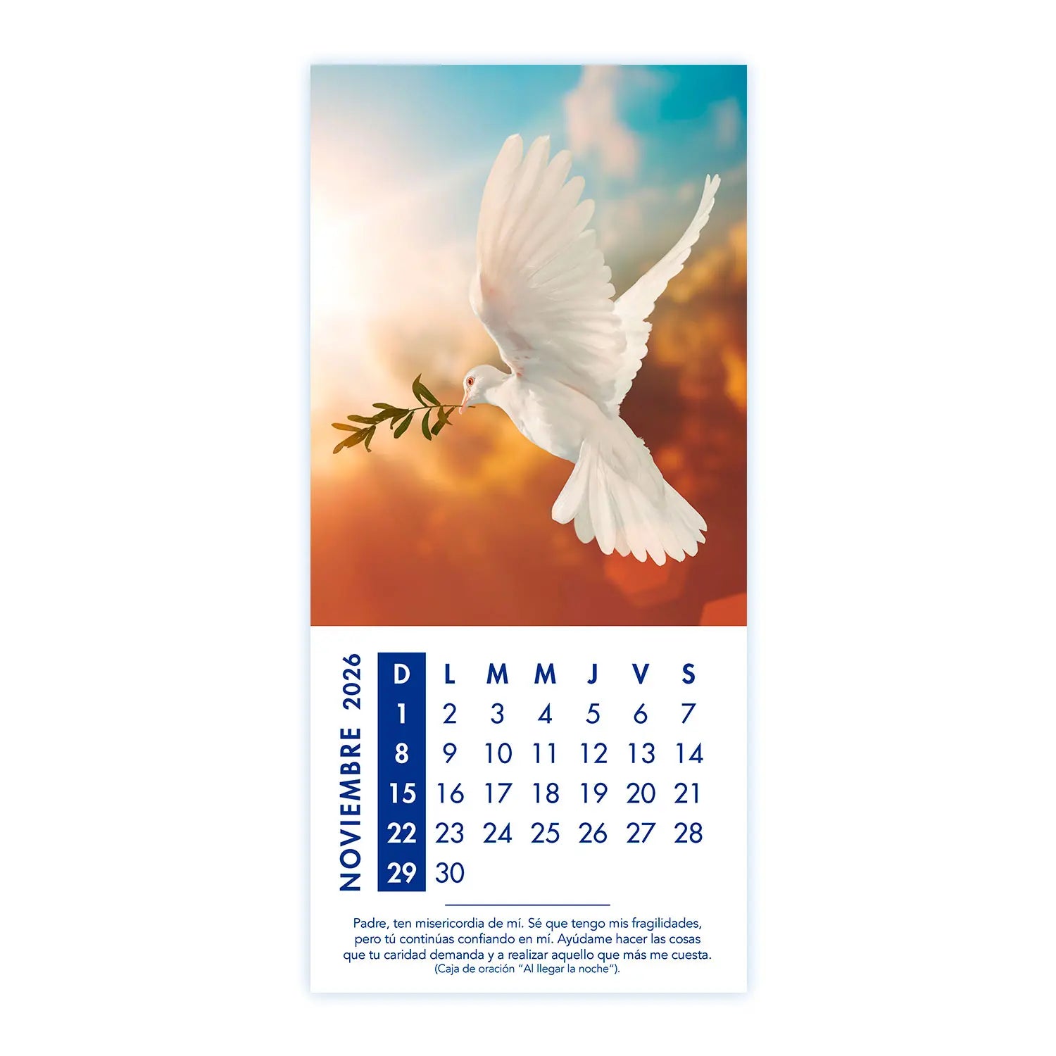 Calendario Momentos de Sabiduría 2026