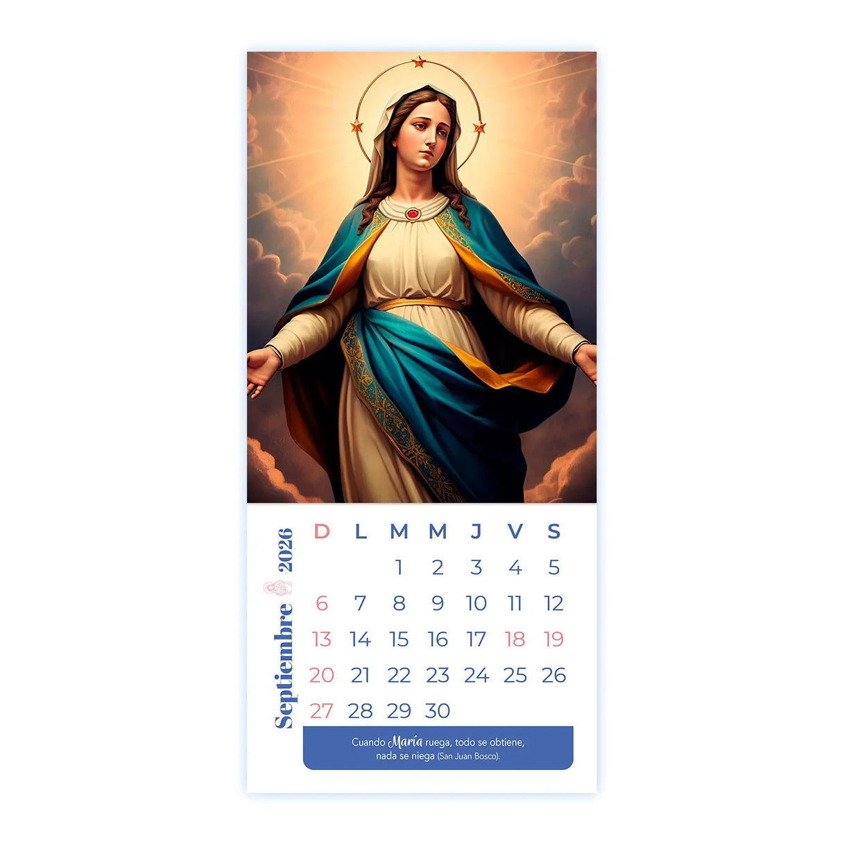 Calendario Mariano 2026