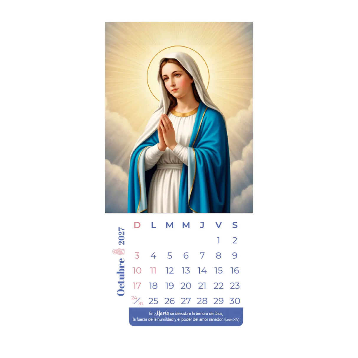 Calendario Mariano 2027