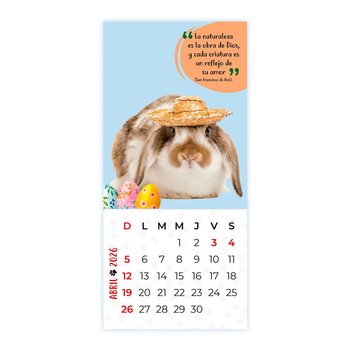 Calendario Mascotas 2026