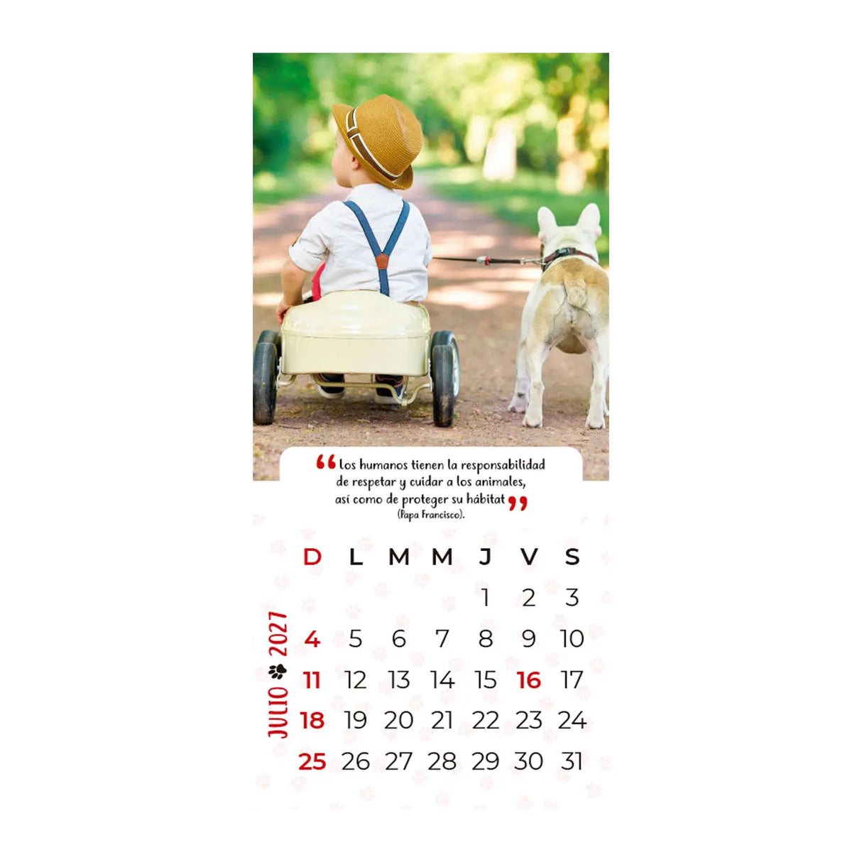 Calendario Mascotas 2027