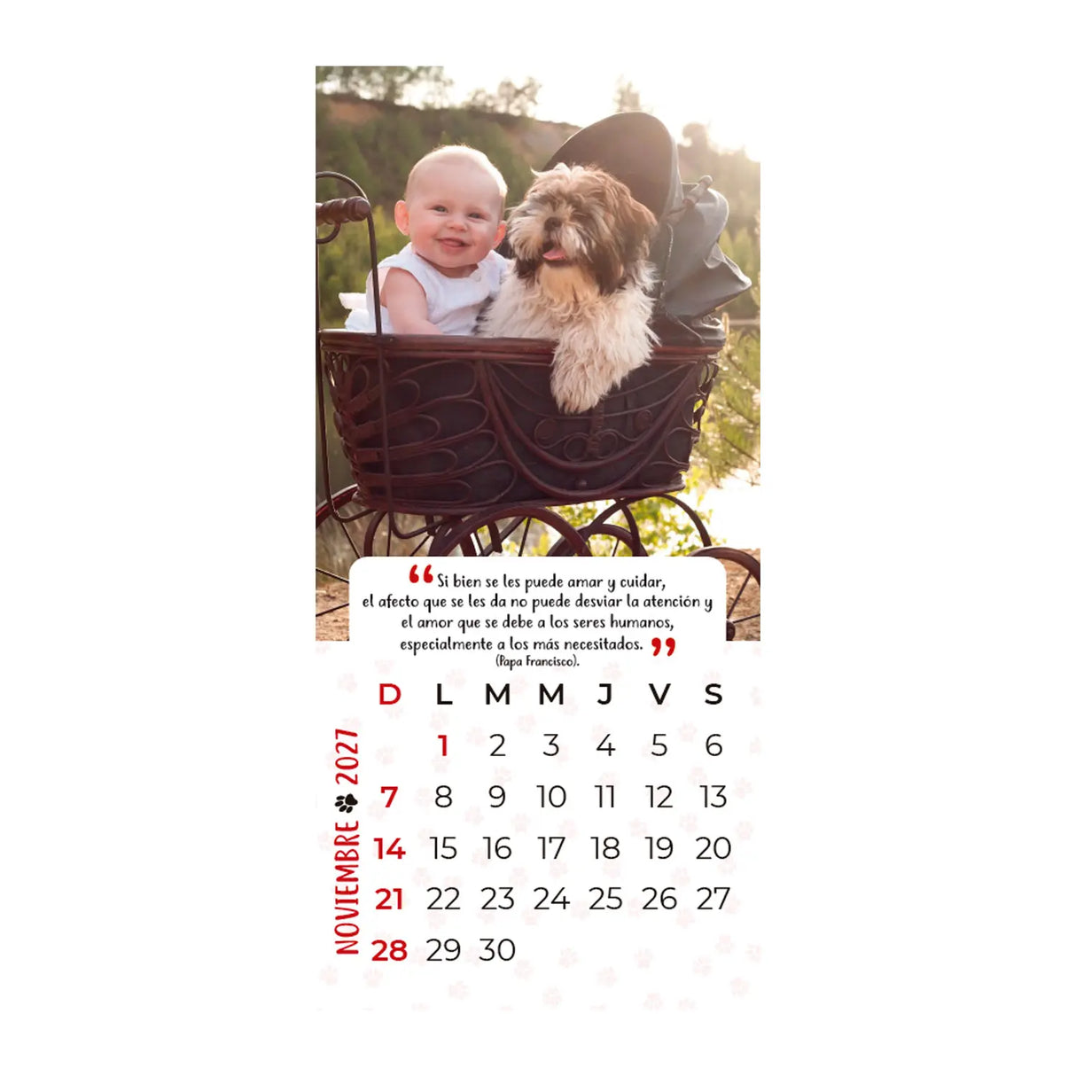 Calendario Mascotas 2027