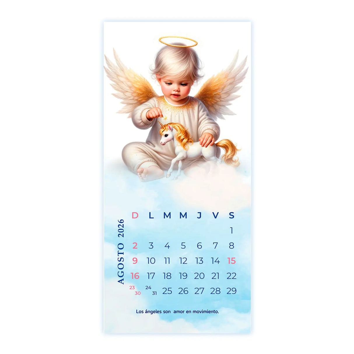 Calendario Ángeles 2026