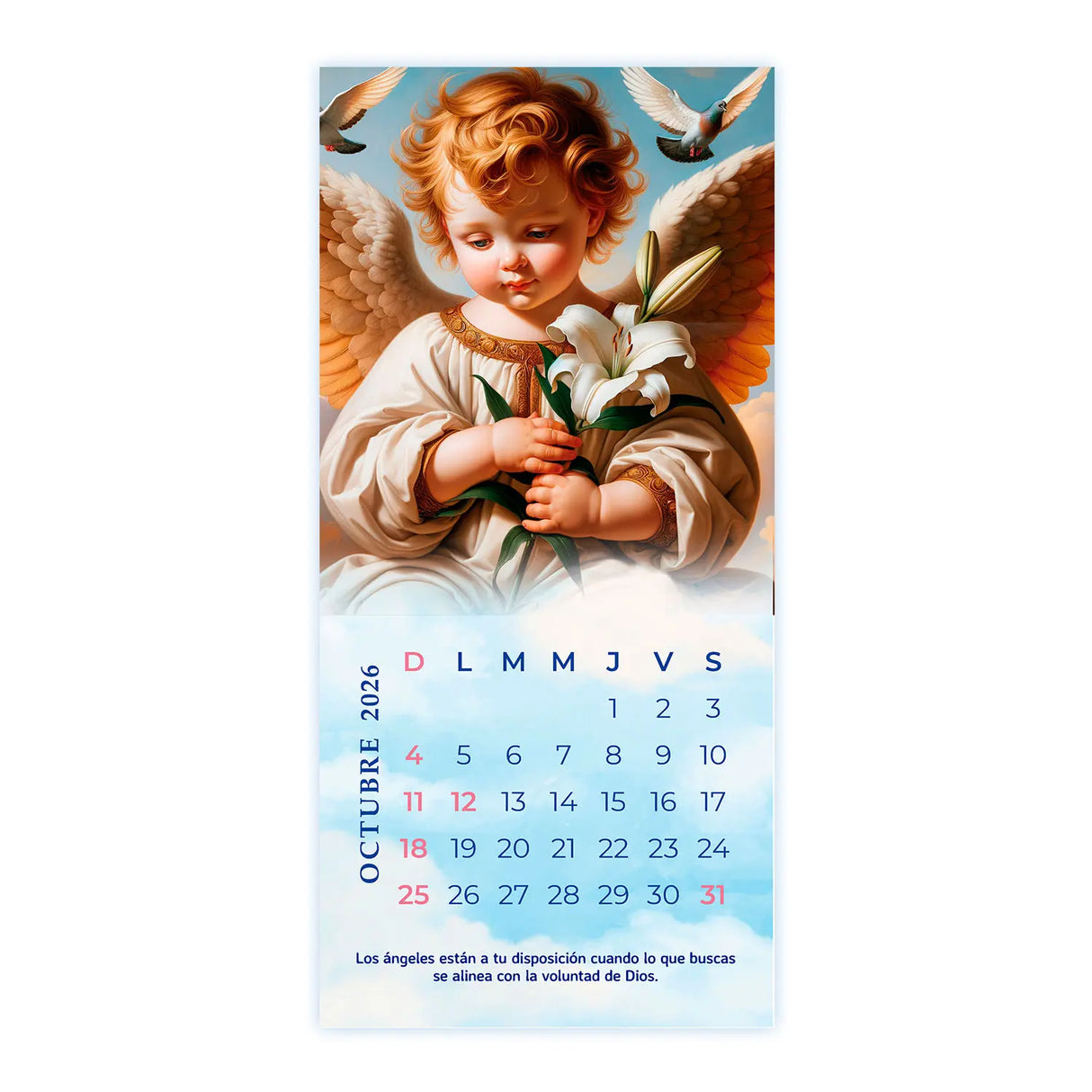 Calendario Ángeles 2026