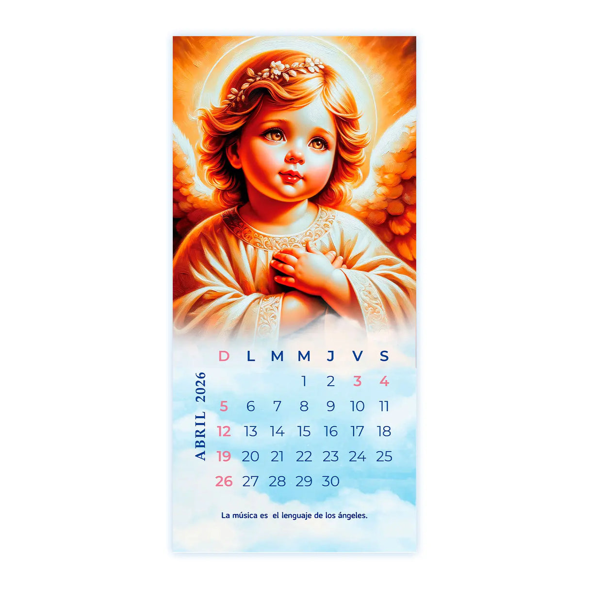 Calendario Ángeles 2026