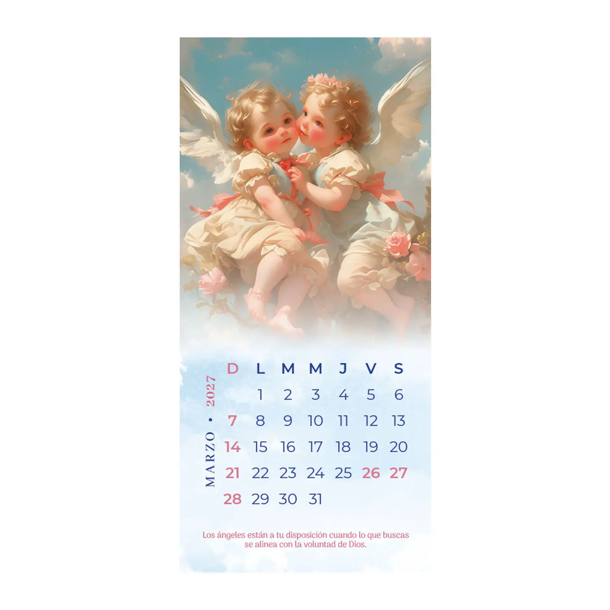 Calendario Ángeles 2027