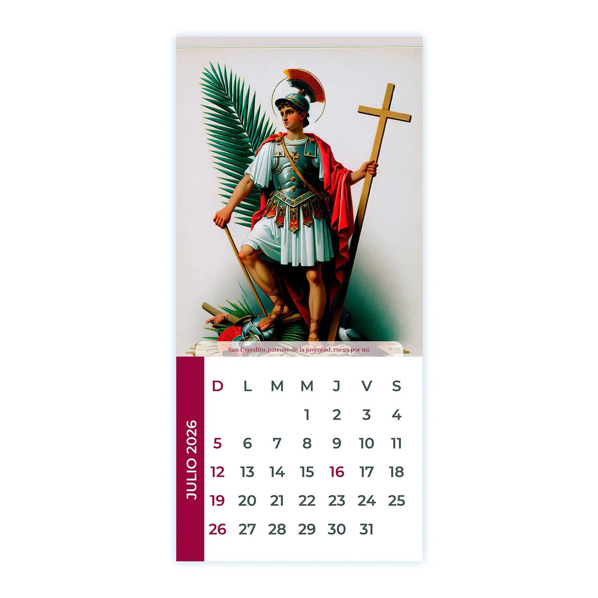 Calendario San Expedito 2026