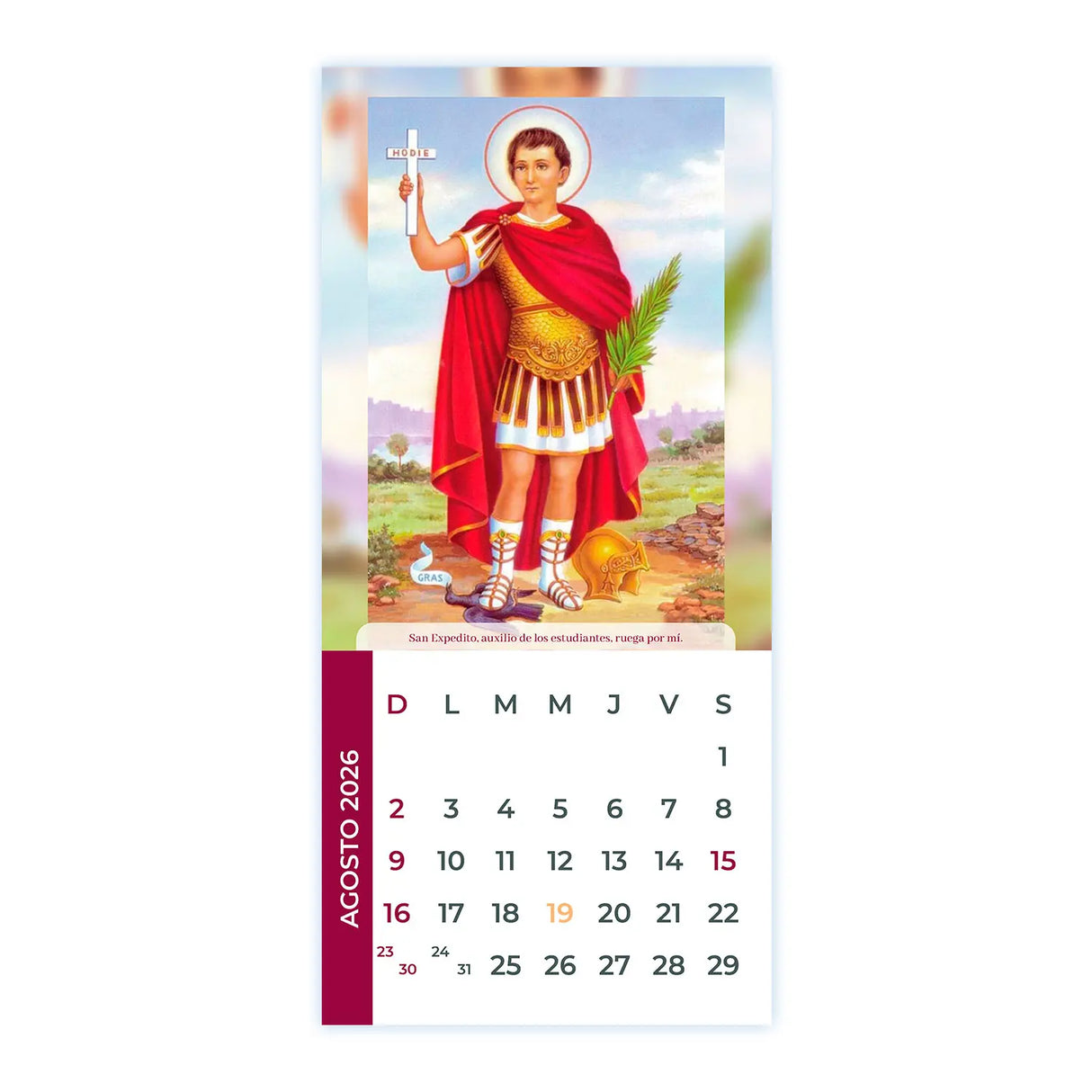 Calendario San Expedito 2026
