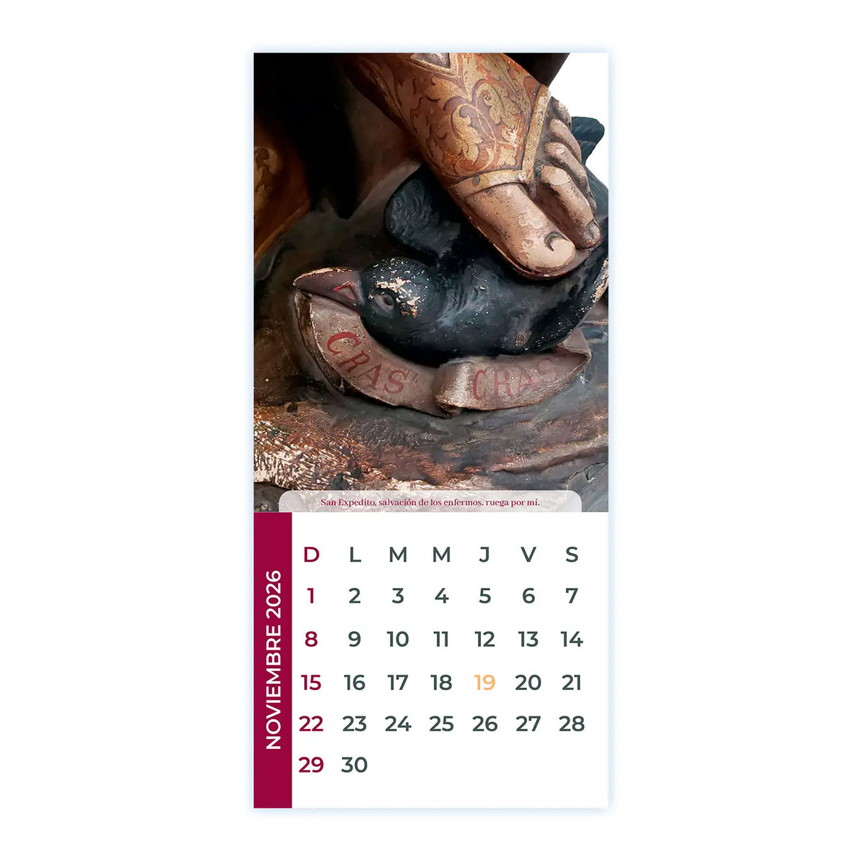 Calendario San Expedito 2026