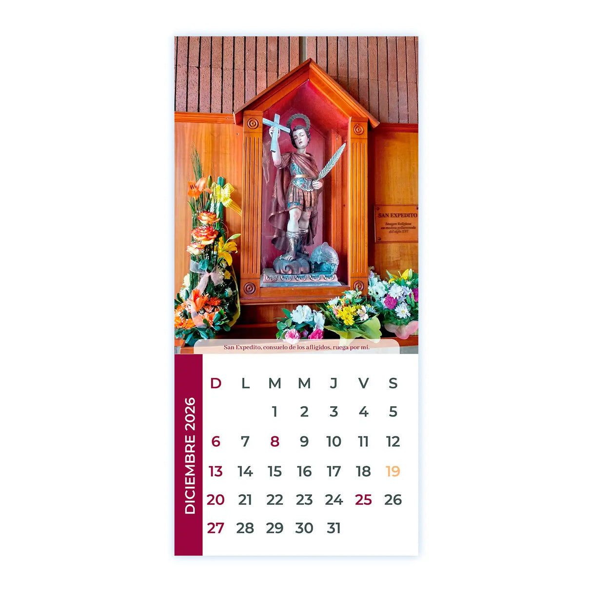 Calendario San Expedito 2026