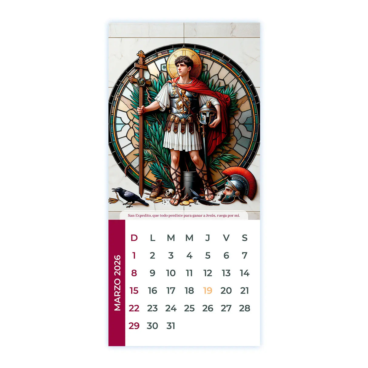Calendario San Expedito 2026