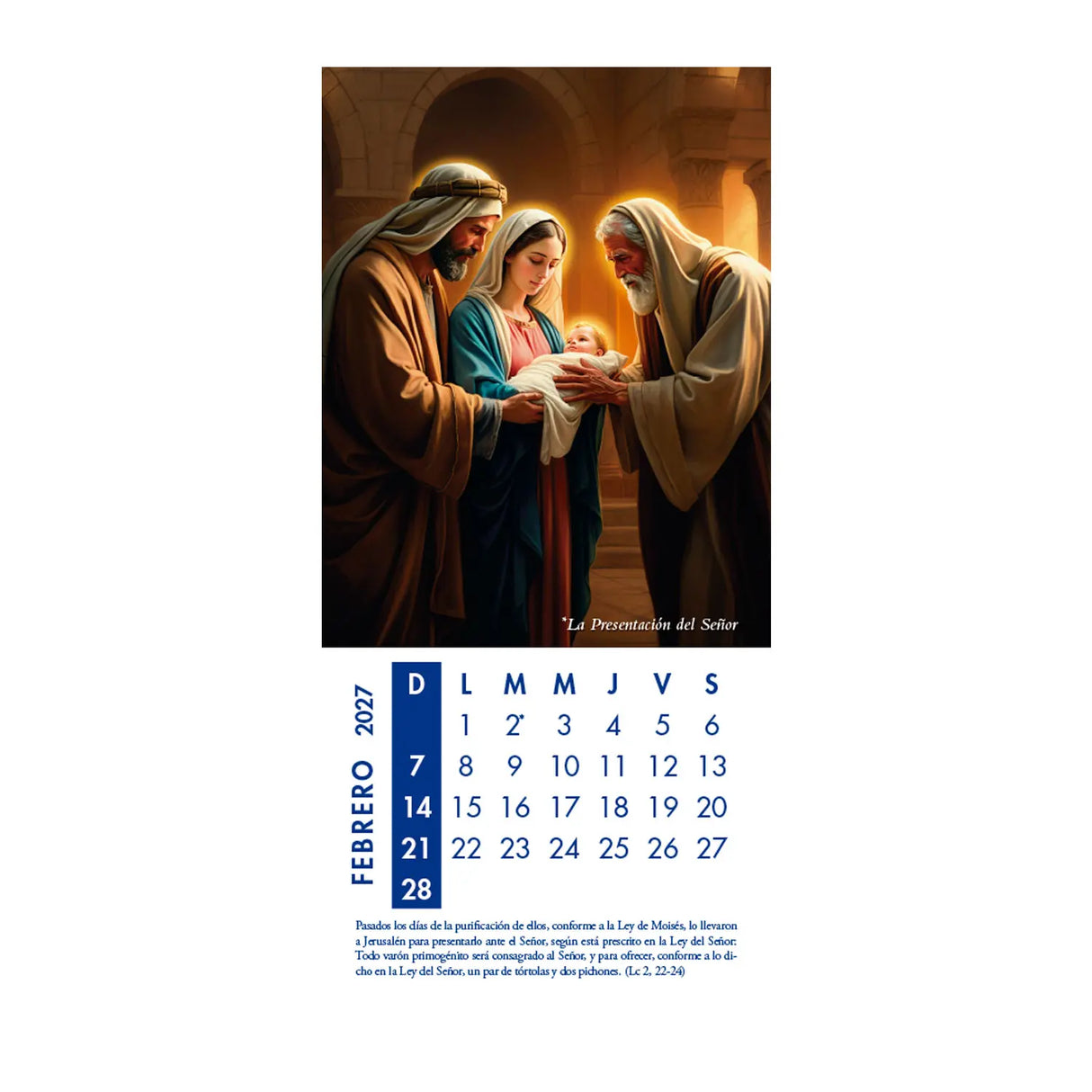 Calendario Bíblico 2027