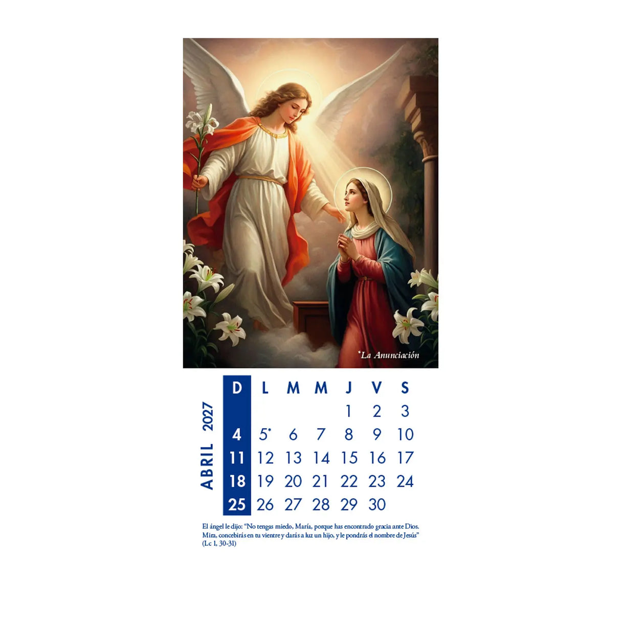 Calendario Bíblico 2027