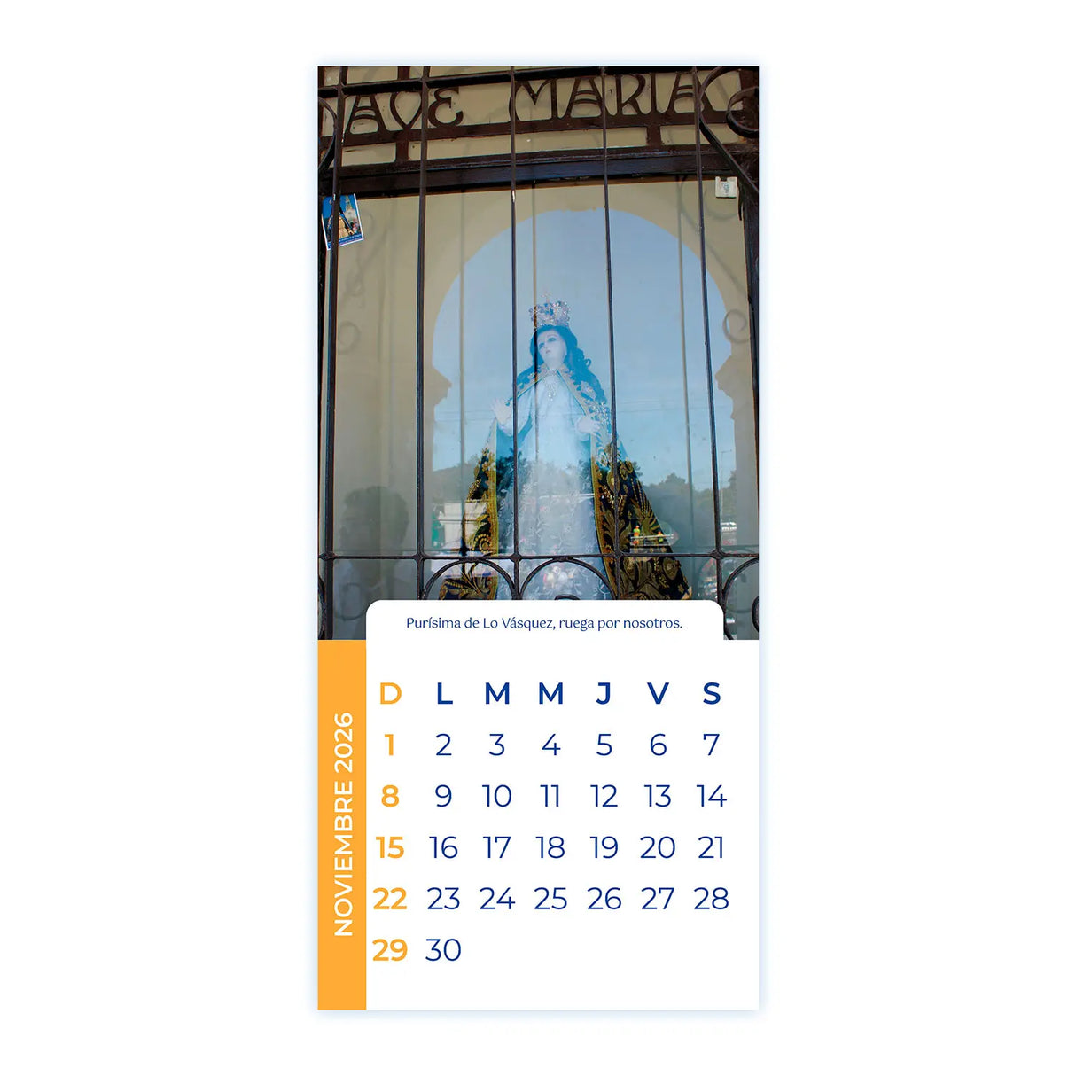 Purísima de Lo Vásquez Calendar