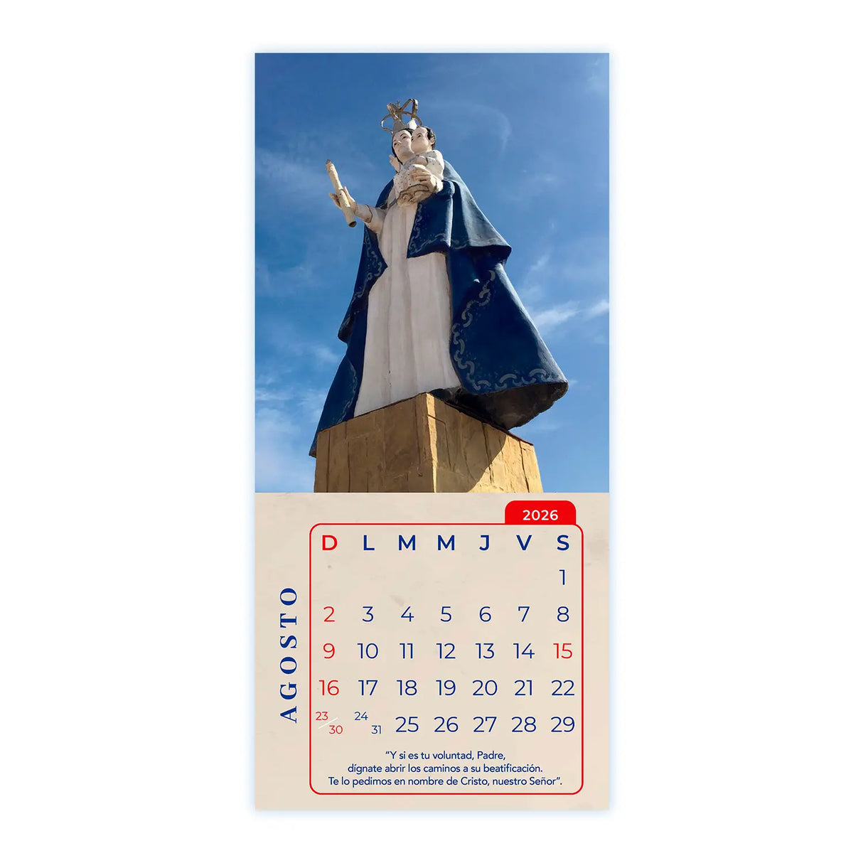 Calendario Padre Crisógono Sierra (Padre Negro) 2026
