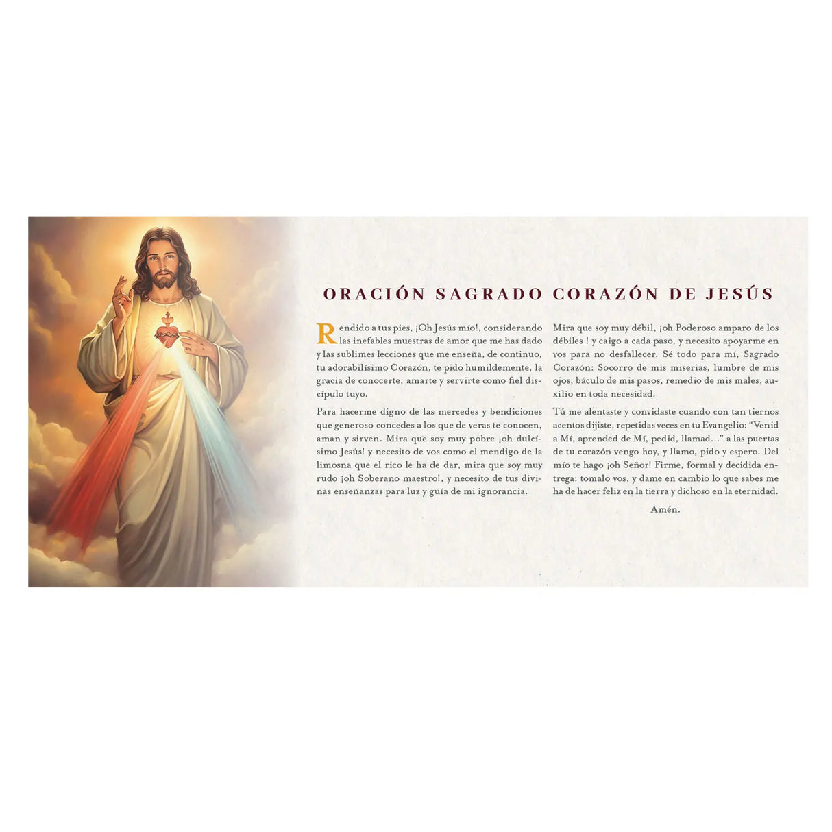 Calendario Planificador Sagrado Corazón 2027 (Para Escritorio)