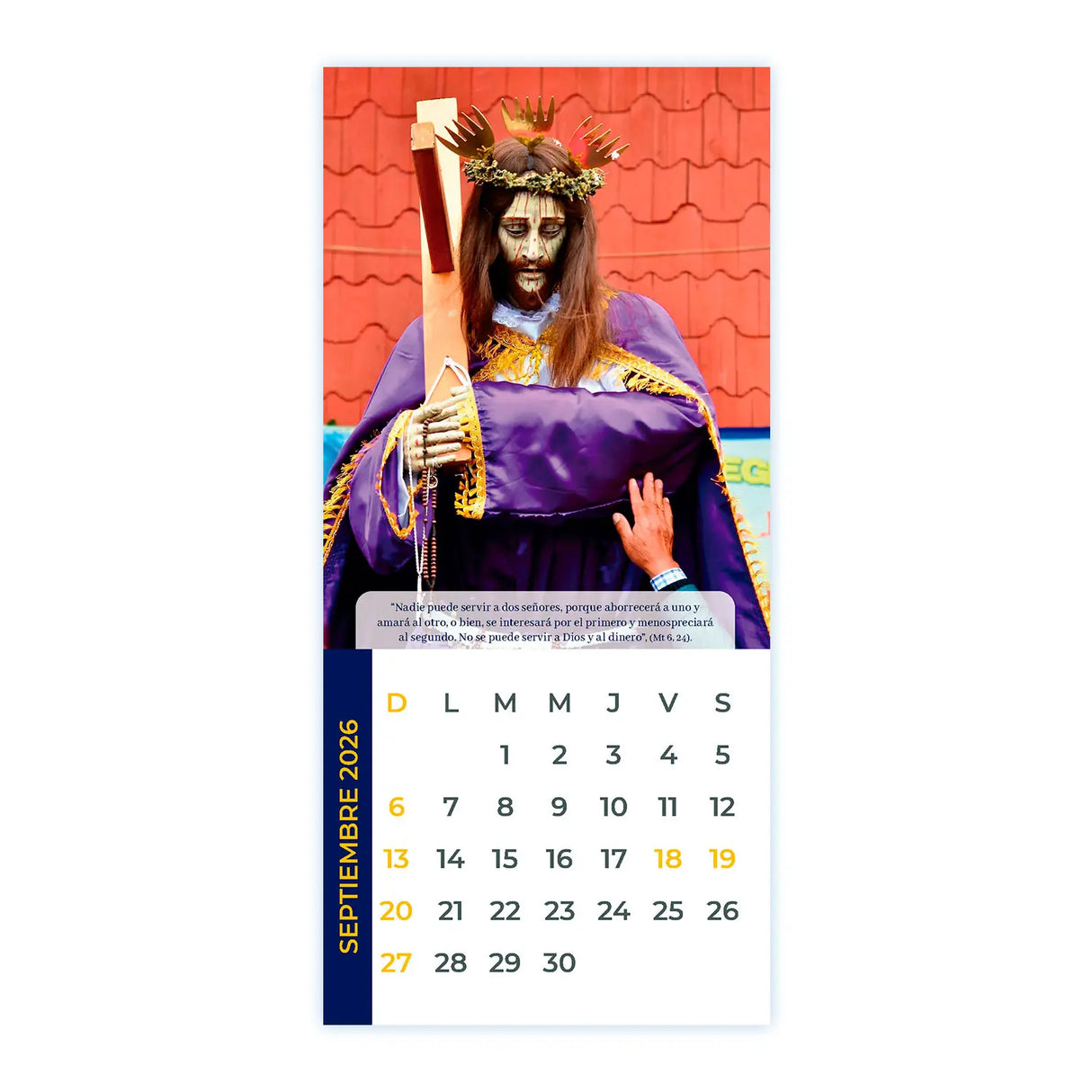 Calendario Jesús Nazareno de Caguach - 2026