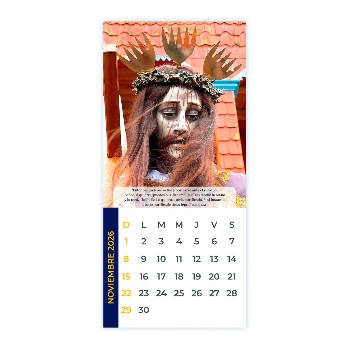 Calendario Jesús Nazareno de Caguach - 2026