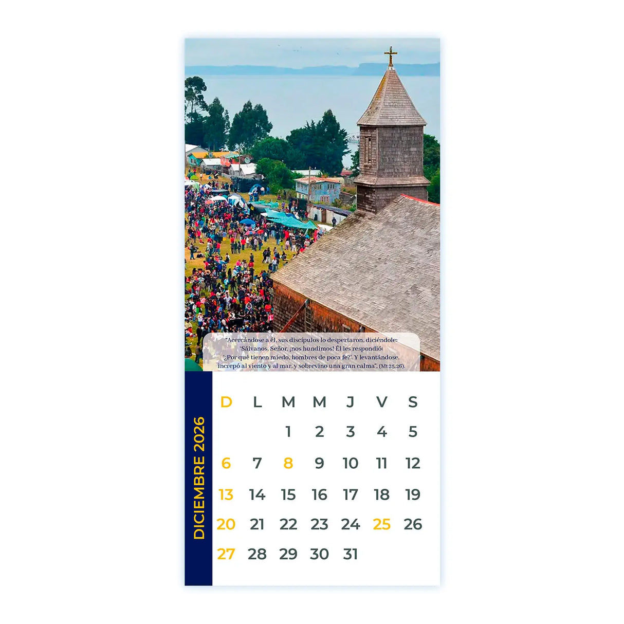 Calendario Jesús Nazareno de Caguach - 2026