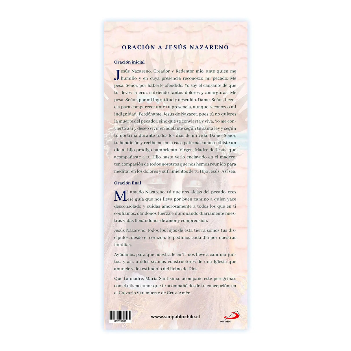 Calendario Jesús Nazareno de Caguach - 2026