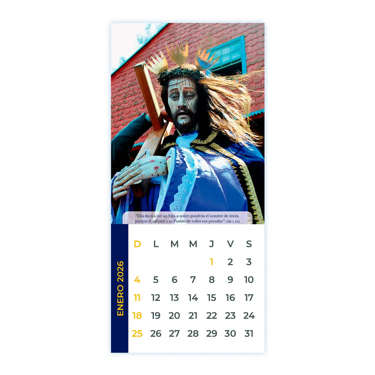 Calendario Jesús Nazareno de Caguach - 2026