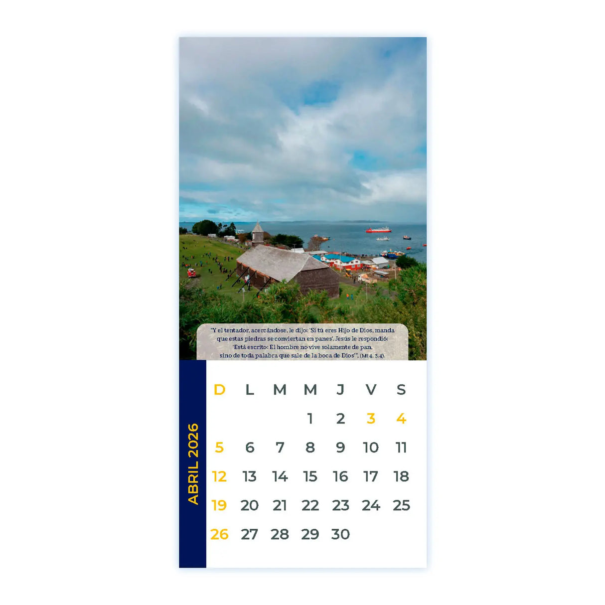 Calendario Jesús Nazareno de Caguach - 2026