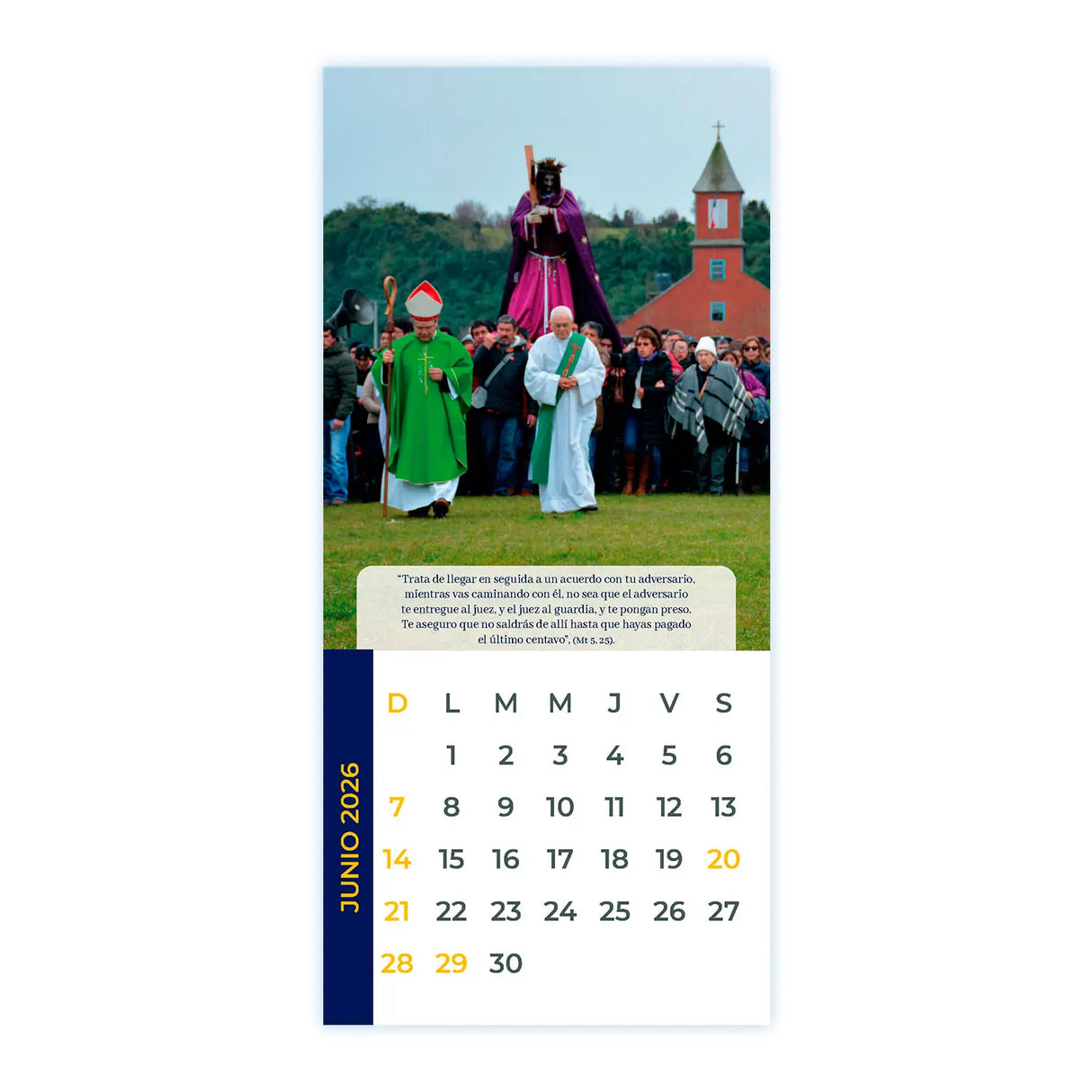 Calendario Jesús Nazareno de Caguach - 2026