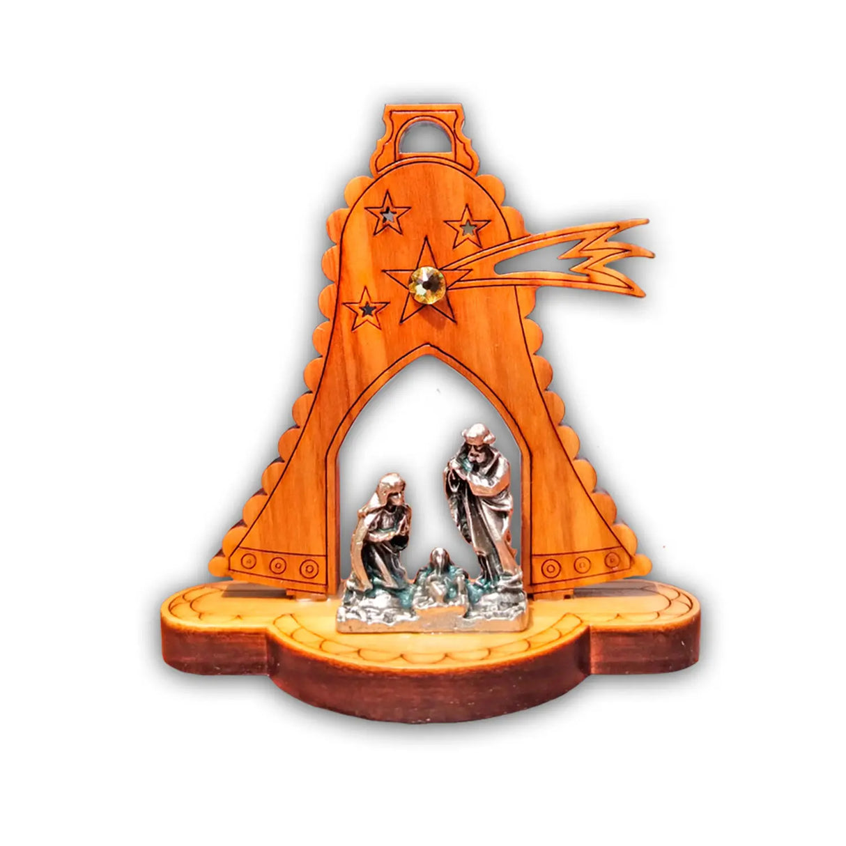 Nativity Scene Bell Olive (6 cm)