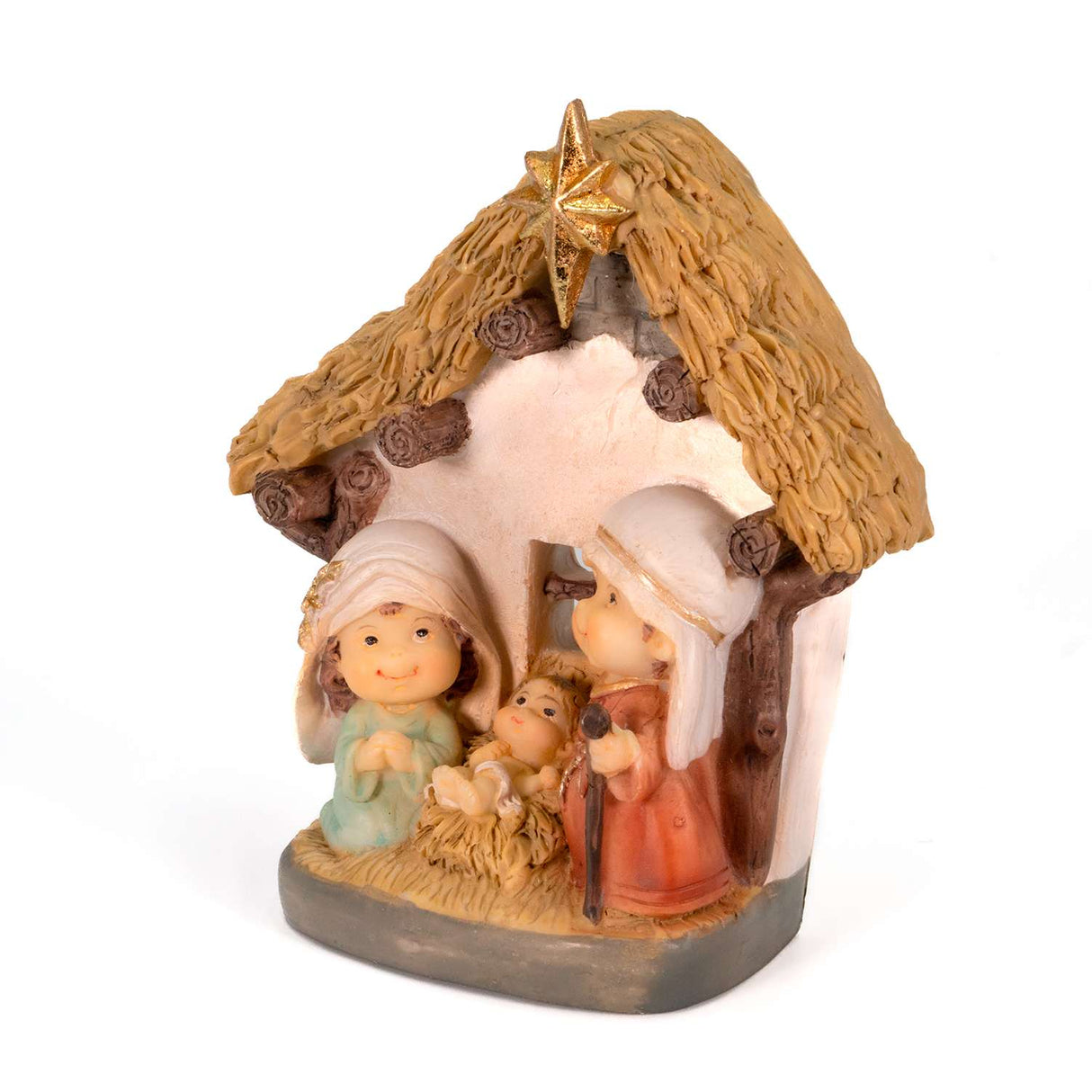 Nacimiento Niño Luz 12 cms. (Resina)