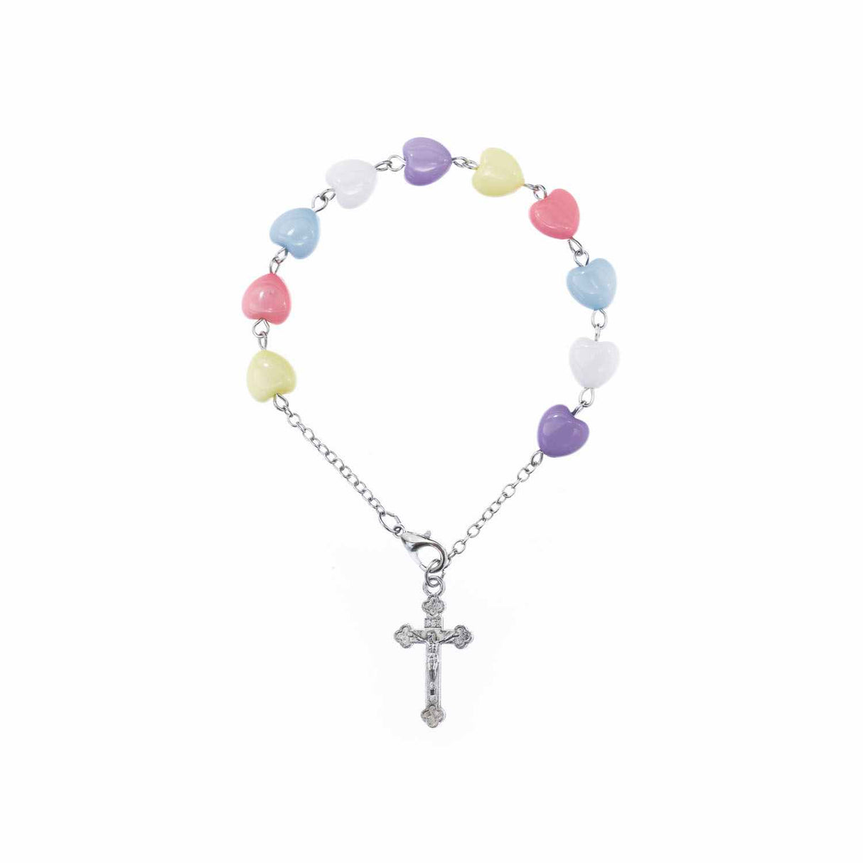 Pulsera Denario Corazones Colores